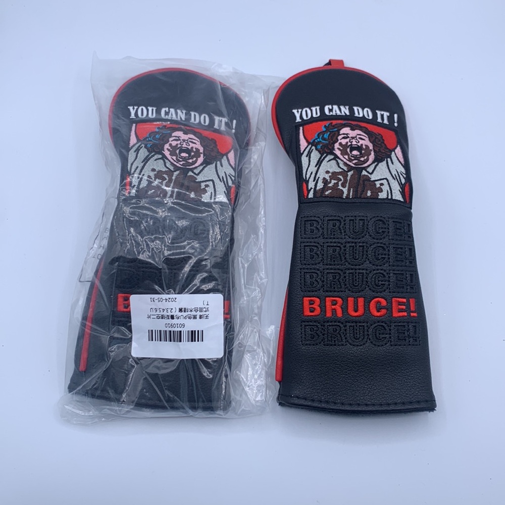 Pair of You Can Do It! Bruce Golf Club Head Covers Drivers Fairway